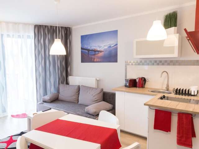 Апартаменты Apartament Międzyzdroje Horyzont Blue Мендзыздрое-3